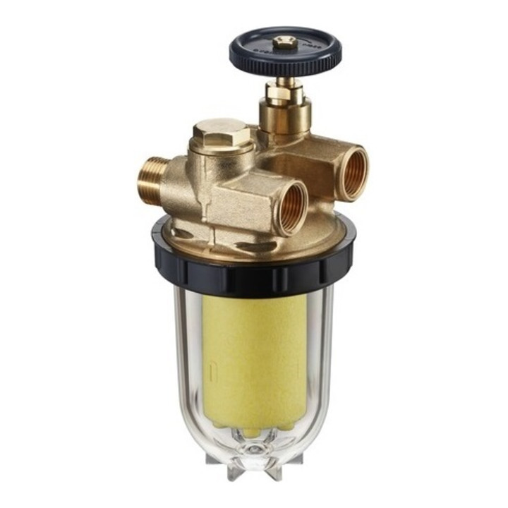 Oventrop Heizölfilter-Zweistrang Oilpur DN 10, Filtereinsatz Filz 50-75 µm
