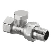 Oventrop HK-Verschraubung Combi 2 PN 10, Messing vernickelt, Durchgang DN 10, 3/8"