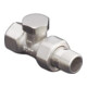 Oventrop HK-Verschraubung Combi 2 PN 10, Messing vernickelt, Durchgang DN 15, 1/2"-2