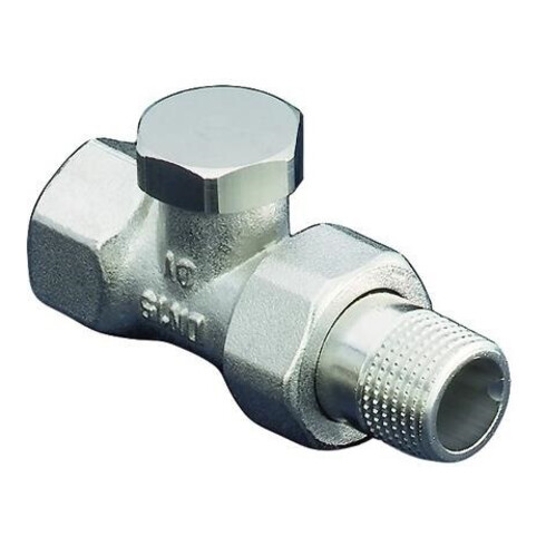Oventrop HK-Verschraubung Combi 2 PN 10, Messing vernickelt, Durchgang DN 15, 1/2"