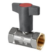 Oventrop Hochtemperatur-Kugelhahn Optibal DN 25, Rp 1, PN 16, beids. IG, MS vern.