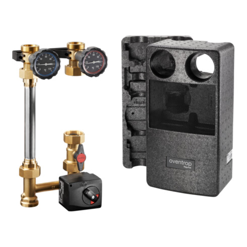 Oventrop Anbindesystem Regumat M3-180 DN 25, ohne Pumpe, mit Pumpenkugelhahn