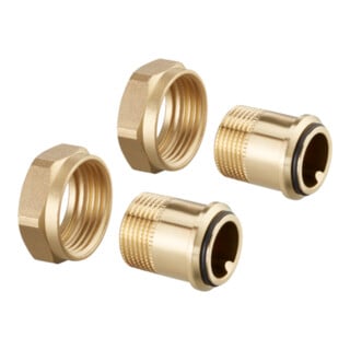 Oventrop Kit de raccordement DN 25, R 1, avec embouts filetés extérieurs, double