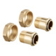 Oventrop Kit de raccordement DN 25, R 1, avec embouts filetés extérieurs, double-1