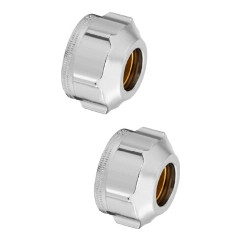 Oventrop Klemmringverschraubung Ofix CEP 15mm, 2-fa., für G 3/4 AG, ÜM vernickelt