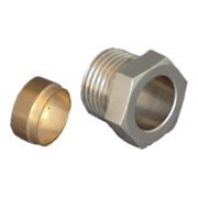 Oventrop Klemmringverschraubung Ofix CEP für IG, Messing 1/2" x 15 mm