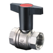 Oventrop Knebelgriff-Kugelhahn Optibal PN 16, Messing DN 10, 3/8" IG