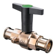 Oventrop Kugelhahn Optibal DN 25, d 28 mm, MS vn, PN 16, 2x PA-1