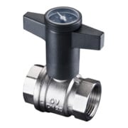 Oventrop Kugelhahn Optibal DN 32, PN 16, bs IG, m Thermostat, MS vern.-3