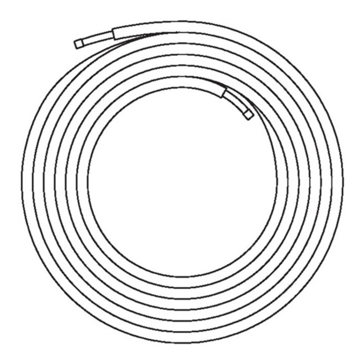 Oventrop Mehrschicht-Verbundrohr Copipe HS Copipe PE-Xc/AL/PE-Xb, 9 mm Isolierung 16 x 2,0 mm, 50 m Ring