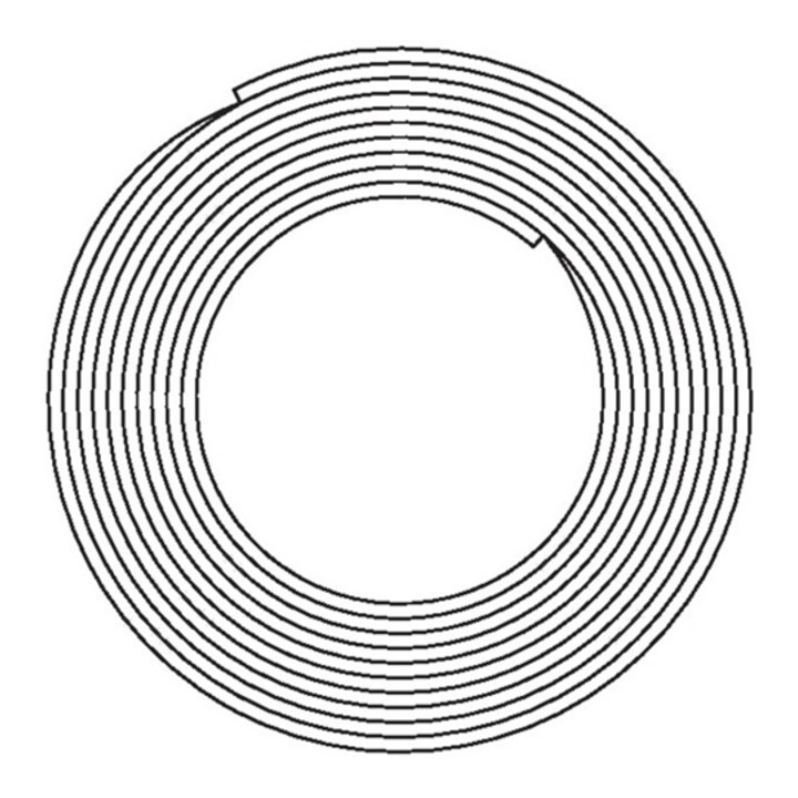 Oventrop Mehrschicht-Verbundrohr Copipe HSC PE-RT/AL/PE-RT, weiß 16 x 2 mm, 100 m Ring