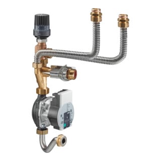 Oventrop Module de régulation de température de départ pour chauffage au sol, pour Regudis W-HTE