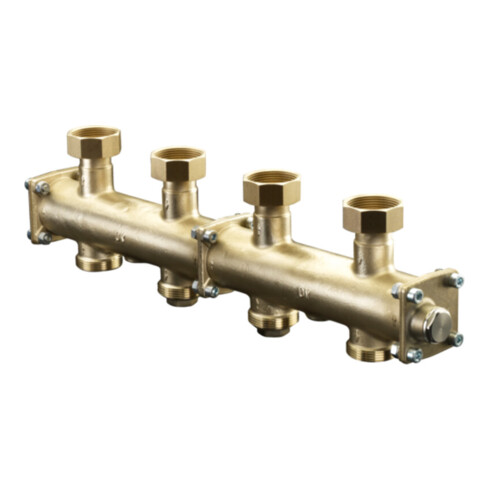 Oventrop Modulverteiler DN 25, m Iso., MS, f 2 HK, für Regumat
