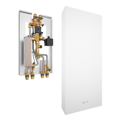 Oventrop Oventrop-Wohnungsstation Regudis W-HTE GT Wärmeübertrager kupfergelötet, 12 l/min