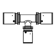 Oventrop Press-T-Stück Cofit PD Mittelabgang reduziert 20 x 16 x 20 mm-2