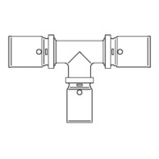 Oventrop Press-T-Stück Cofit PD Mittelabgang reduziert 20 x 16 x 20 mm-4