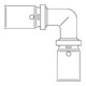 Oventrop Press-Winkel 90° Cofit P Rotguss/Edelstahl 26 x 26 mm-4