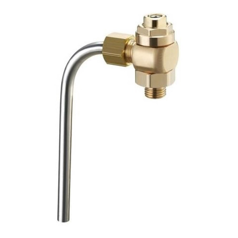 Oventrop Probeentnahmeventil P Aquastrom Rotguss/Edelstahl DN 8, 1/4"