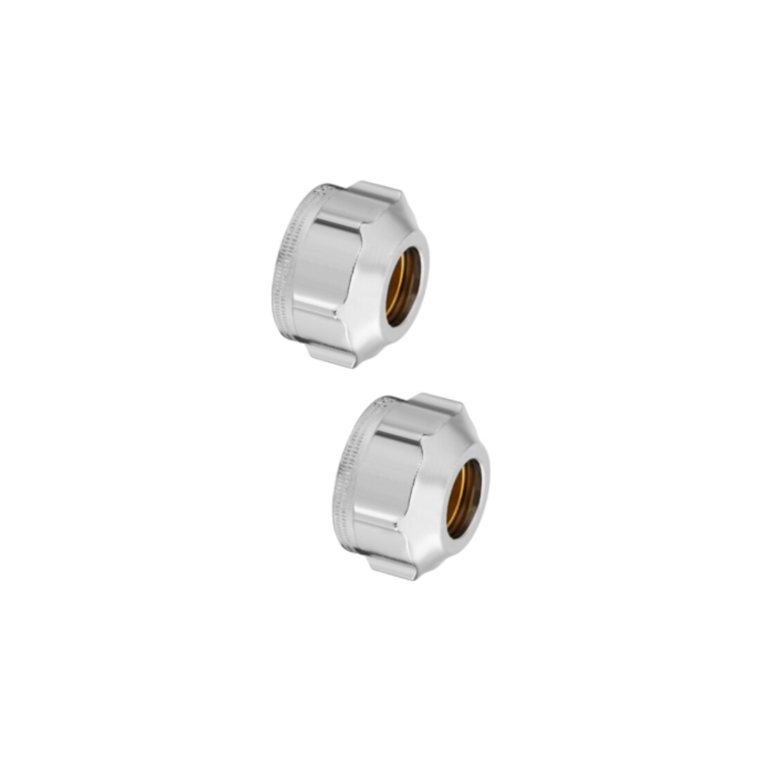 Oventrop Raccord à bague de serrage Ofix CEP 10mm, 2 voies, pour G 3/4 AG, nickelé