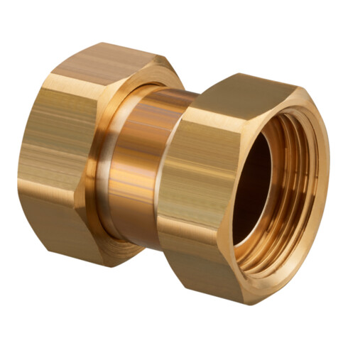 OVENTROP raccord double pour tuyauterie de chaudière, G3/4 IGxG3/4 ÜM. 19.5mm