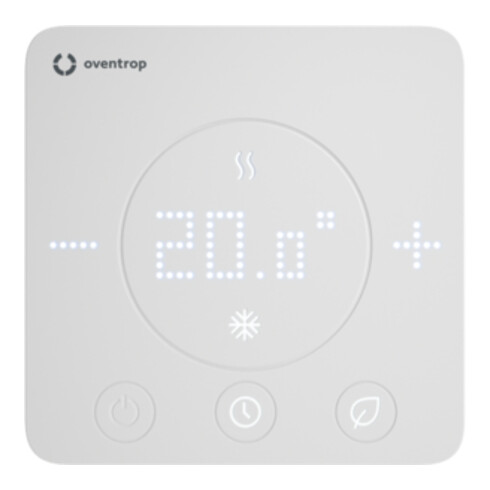 Oventrop Raum-THM ClimaCon F 210-Master 230 V, AP, Heizen/Kühlen, kabelgebunden