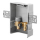 Oventrop Raumtemperaturregelung Unibox TQ vario ohne Abdeckung, mit Thermostat, Q-Tech-1