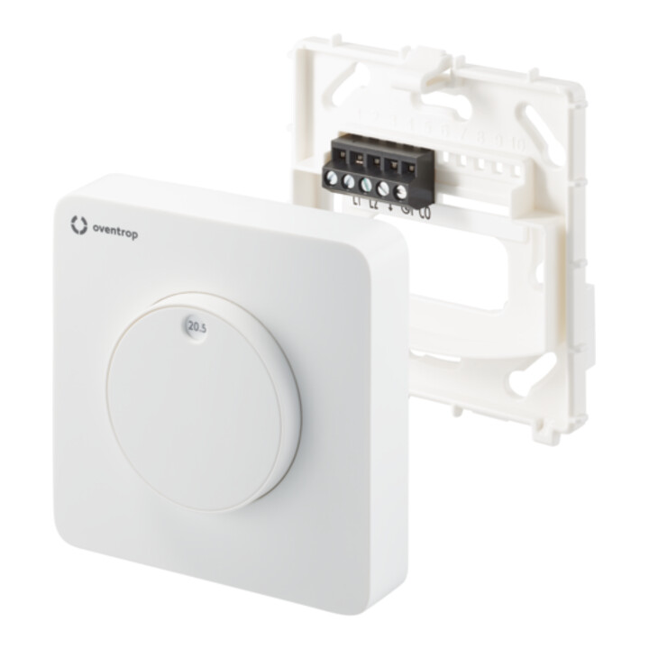 Oventrop Raumtherm. ClimaCon F 100-Slave 24 V, AP, Heizen/Kühlen, kabelgebunden