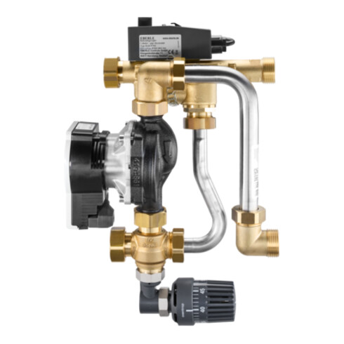 Oventrop Regelstation Regufloor HN24 m HE-Pu. Wilo P 15-130/6-43/SC-9, DN 25