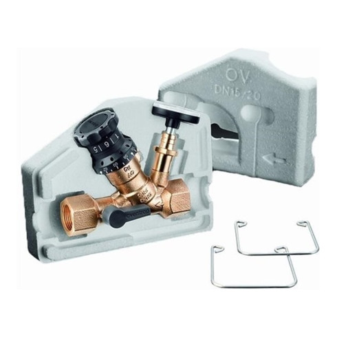 Oventrop Regelventil VT Aquastrom thermostatisch, PN 16, IG DN 15, Rp 1/2" x Rp 1/2"