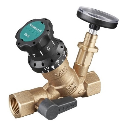 Oventrop Regelventil VT Aquastrom thermostatisch, PN 16, IG DN 15, Rp 1/2" x Rp 1/2"