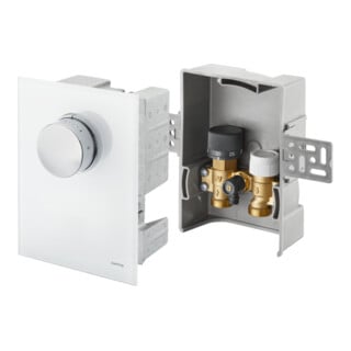Oventrop Régulateur de température de retour Unibox T RTL ESG blanc, m Vtl., thermostat et limiteur de température retour