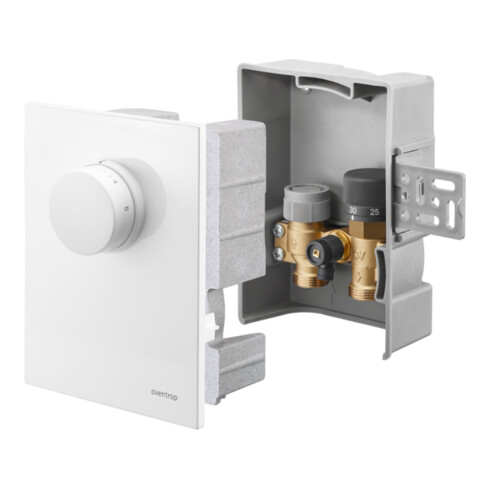 Oventrop Régulateur de température Unibox TQ-RTL blanc, pour pièce et retour