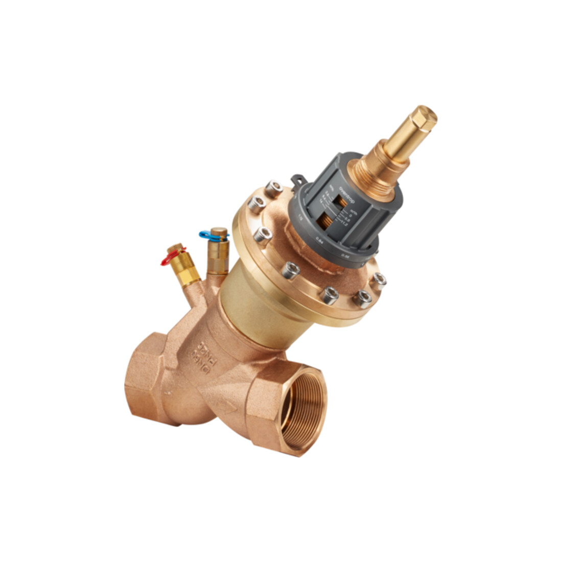 Oventrop Regulierventil Cocon QTR DN 40, 1,5-7,5 cbm/h, PN 16, IG, Messing