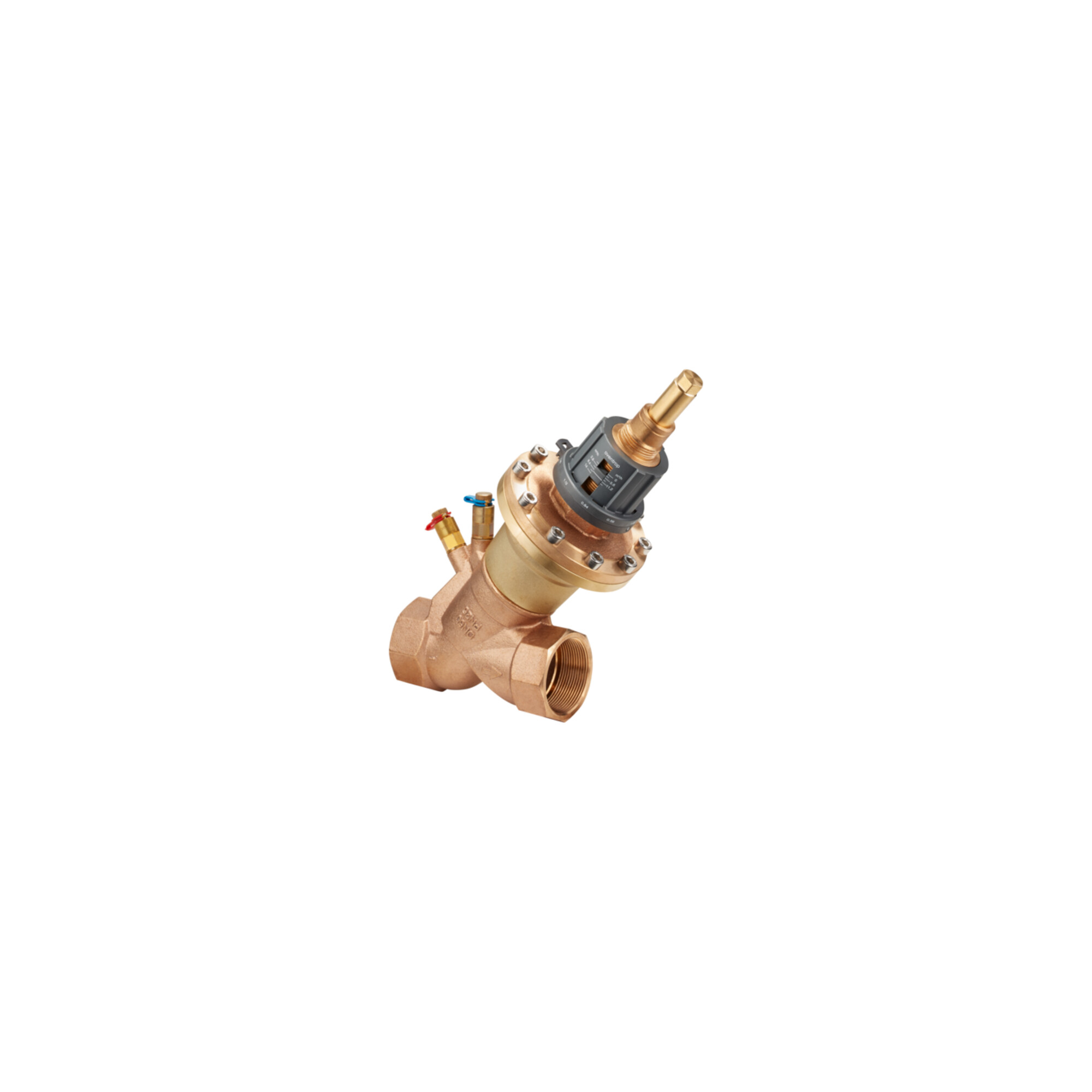 Oventrop Regulierventil Cocon QTR DN 50, 3,5-14 cbm/h, PN 16, IG, Messing