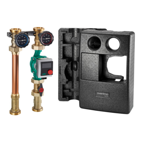 Oventrop Anbindsyst. Regumat S-180 DN 32, Grundfos-Pumpe ALPHA2, 32-60