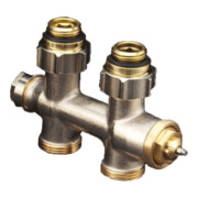 Oventrop Robinet de raccordement Multiblock T 1/2" AGx3/4" AG, DG, robinet à deux tubes