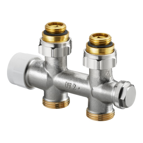 Oventrop Robinet de raccordement Multiblock T 1/2" AGx3/4" AG, DG, robinet à deux tubes