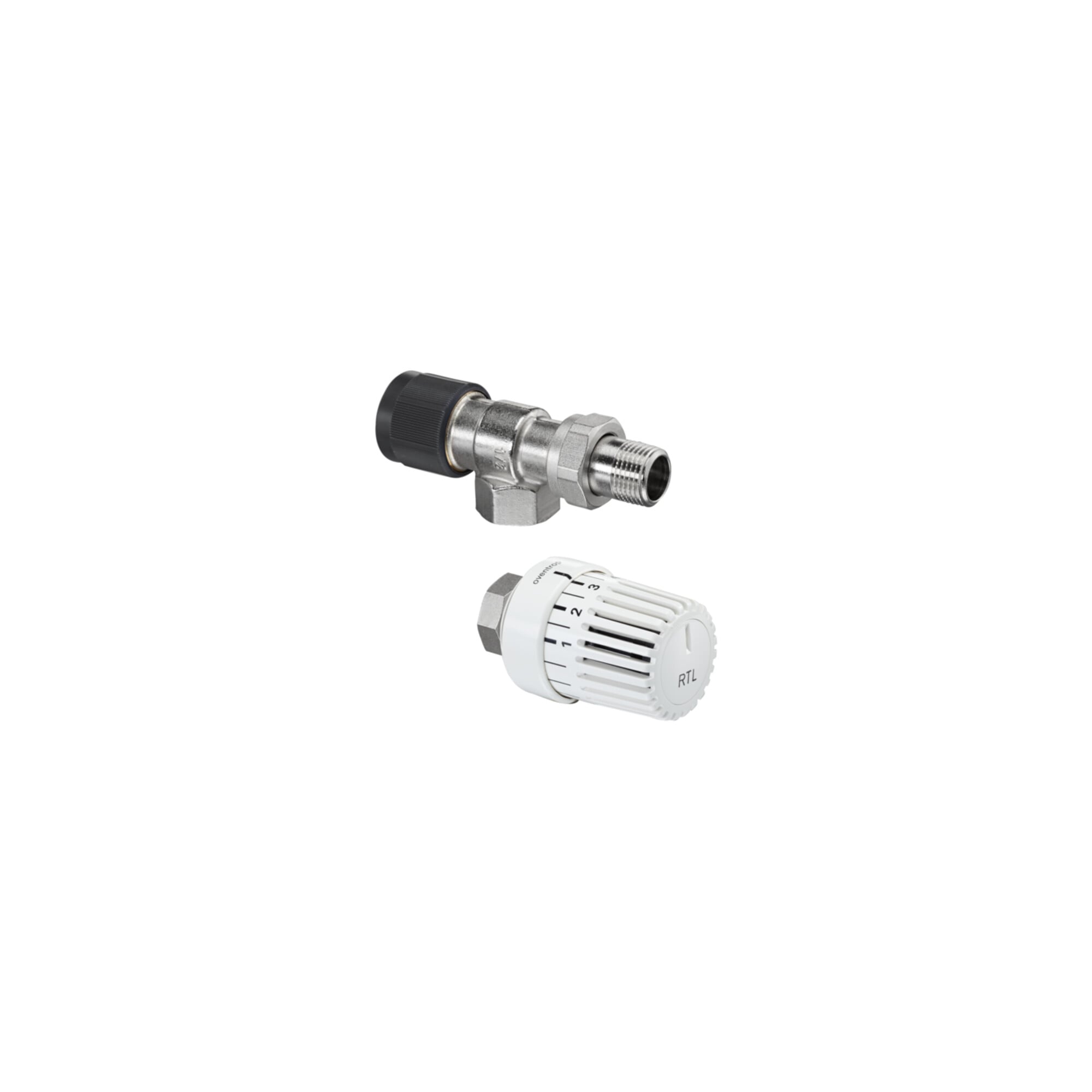 Oventrop Rücklauftemperatur-Begrenzungs-Set Rücklauf-Axialventil u Thermostat Uni RTLH