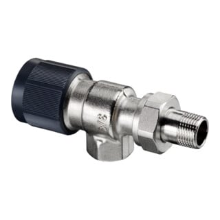 Oventrop Rücklauftemperaturbegrenzer DN 15, RL Axial, Messing vernickelt