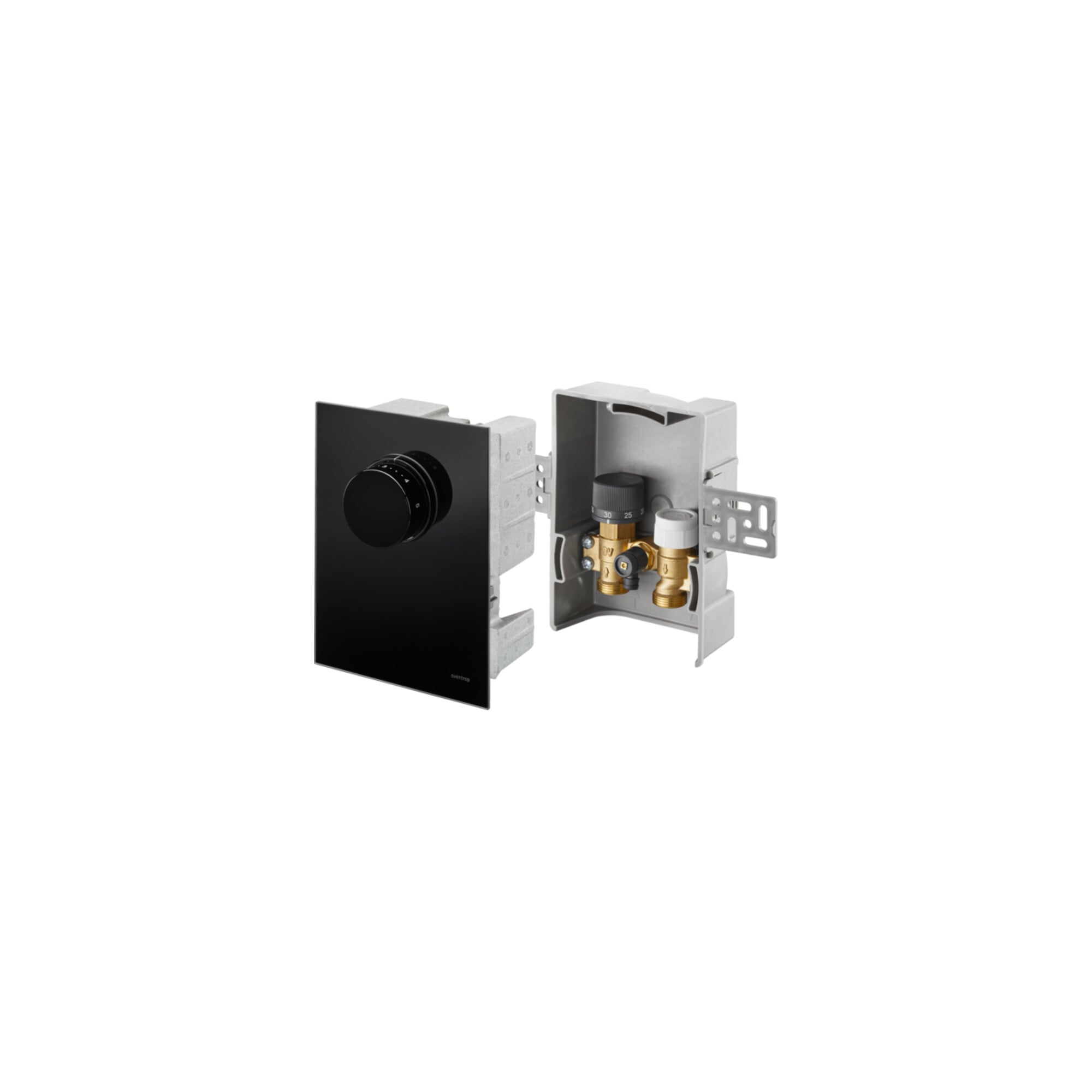 Oventrop Rücklauftemperaturregelung Unibox T RTL ESG sw, m Vtl., Thermostat u RL-Temp.-Begr.