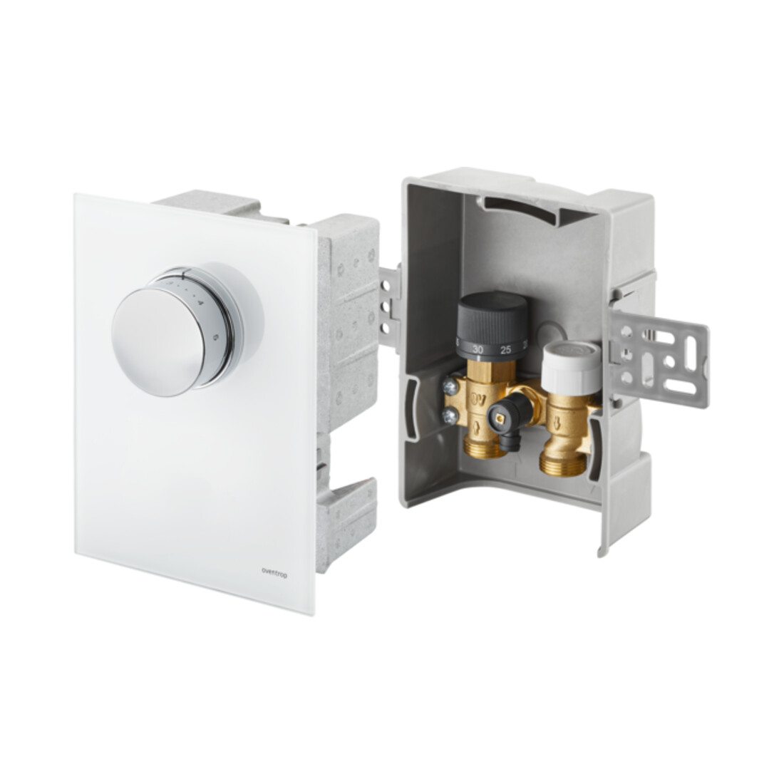 Oventrop Rücklauftemperaturregelung Unibox T RTL ESG we, m Vtl., Thermostat u RL-Temp.-Begr.