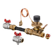Oventrop Set de raccordement compteur de chaleur Hycocon DTZ avec KH DN 25, DG, avec valve de régulation de pression différentielle