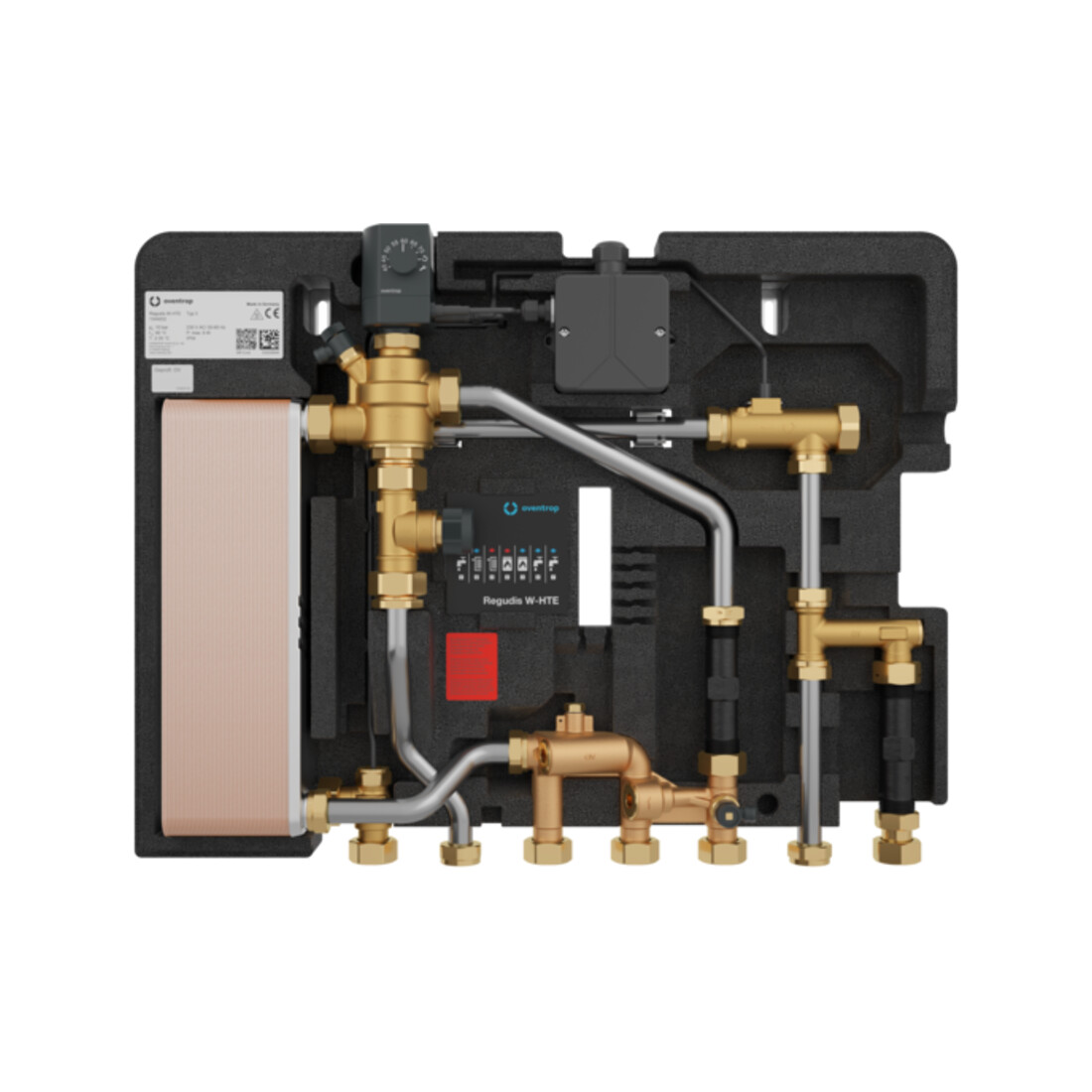 Oventrop Station d'appartement Regudis W-HTE WÜ double paroi, brasée cuivre