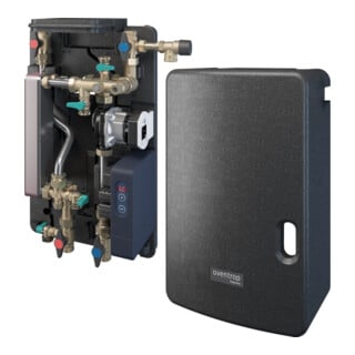 Oventrop Station d'eau domestique Regumaq X-25 400x625x240mm, brasée cuivre