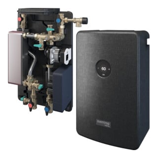 Oventrop Station d'eau domestique Regumaq X-45 400x625x240mm, brasée cuivre