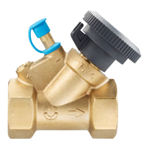 Oventrop Strangabsperrventil HydroCom A DN 20, Rp 3/4, PN 16, beids. IG, Messing