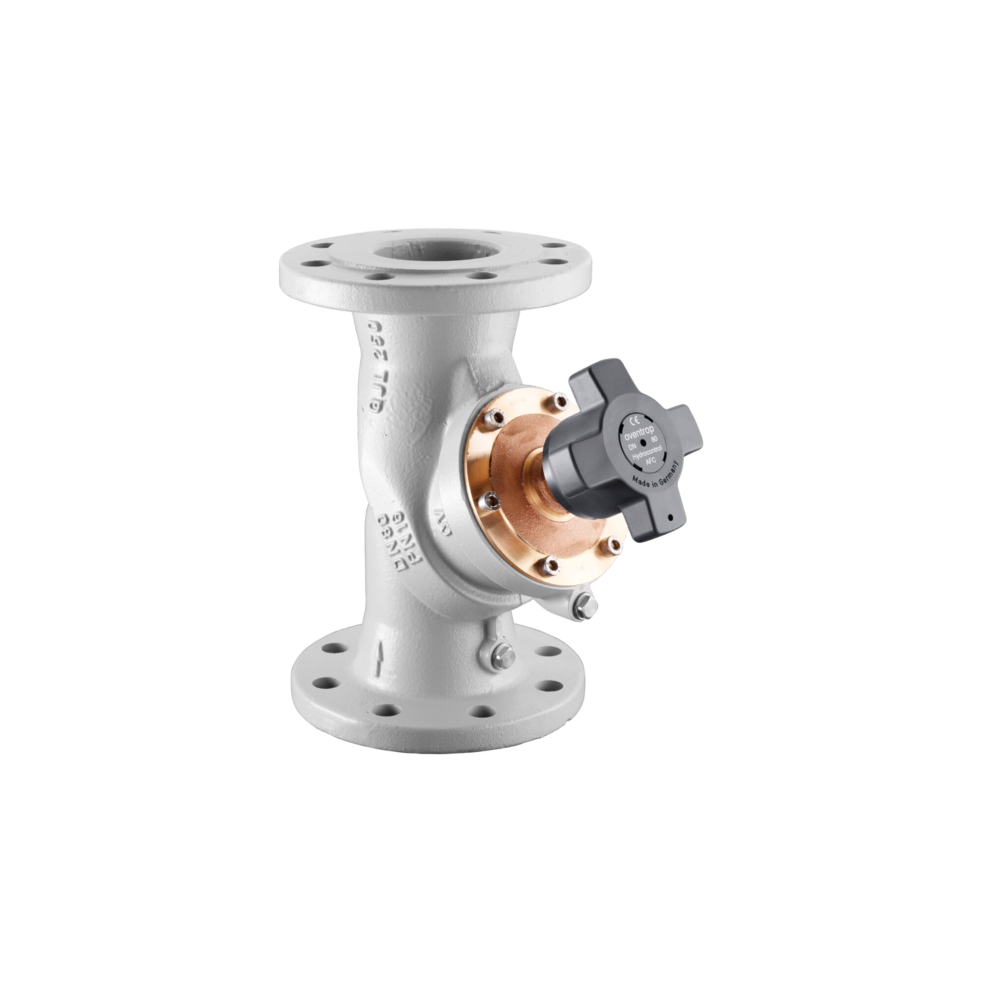 Oventrop Strangabsperrventil Hydrocontrol AFC DN 150, PN 16, Flanschanschl., Grauguss