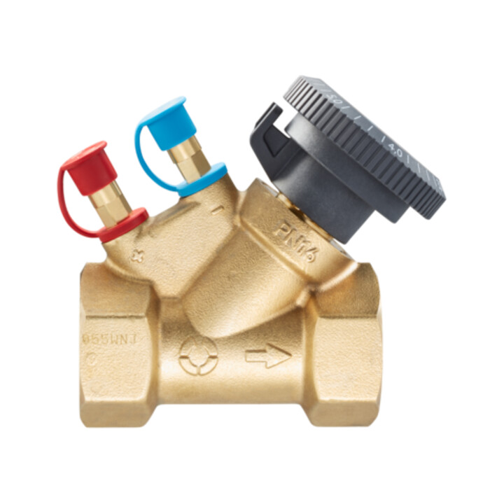 Oventrop Strangregulierventil HydroCom V DN 32, Rp 1 1/4, PN 16, beids. IG, MS