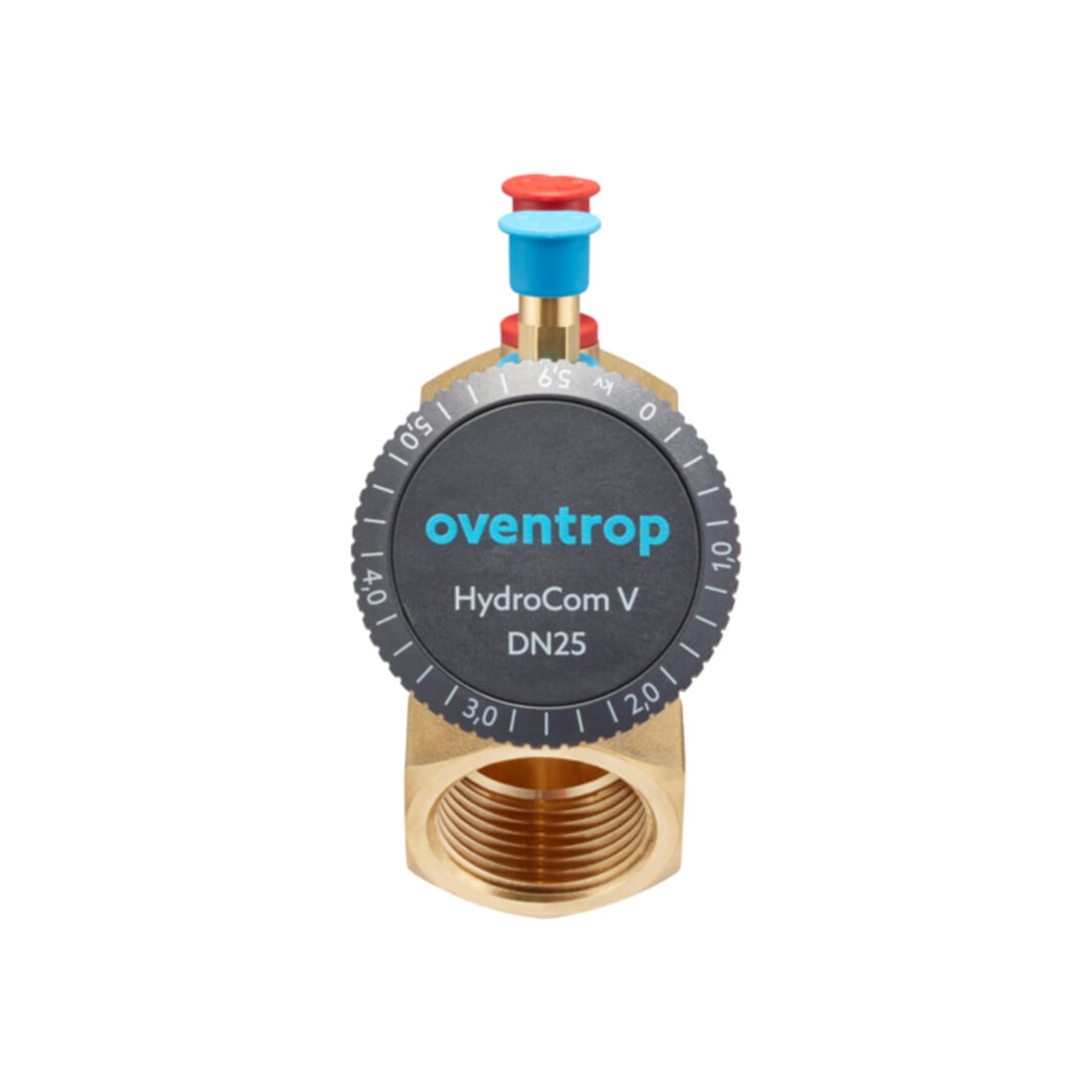 Oventrop Strangregulierventil HydroCom V DN 32, Rp 1 1/4, PN 16, beids. IG, MS