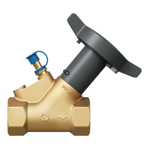 Oventrop Strangregulierventil Hydrocontrol A DN 40, Rp 1 1/2, PN 25, beids. IG, MS